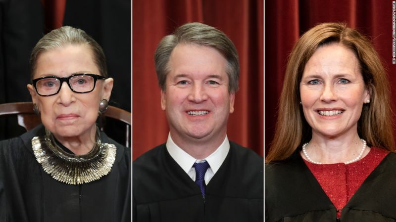 How Ginsburgs death and Kavanaughs maneuvering shaped the Supreme Courts reversal of Roe v. Wade and abortion rights | CNN Politics