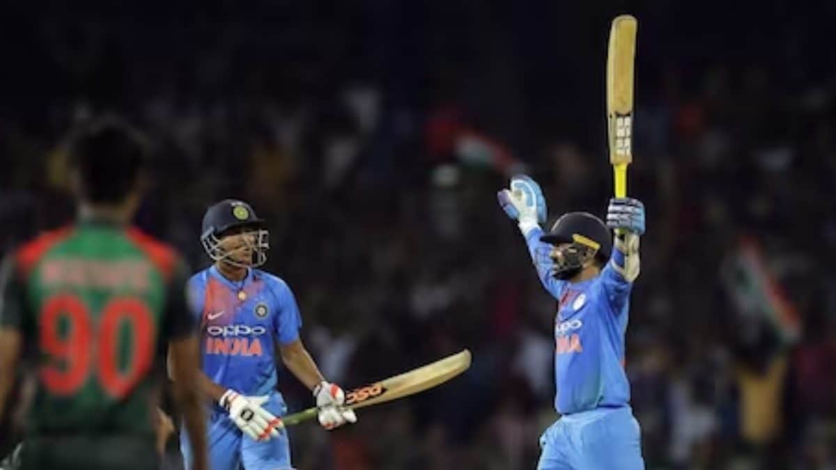 On This Day in 2018: Dinesh Karthiks Last Ball Six Helps India Win Nidahas Trophy