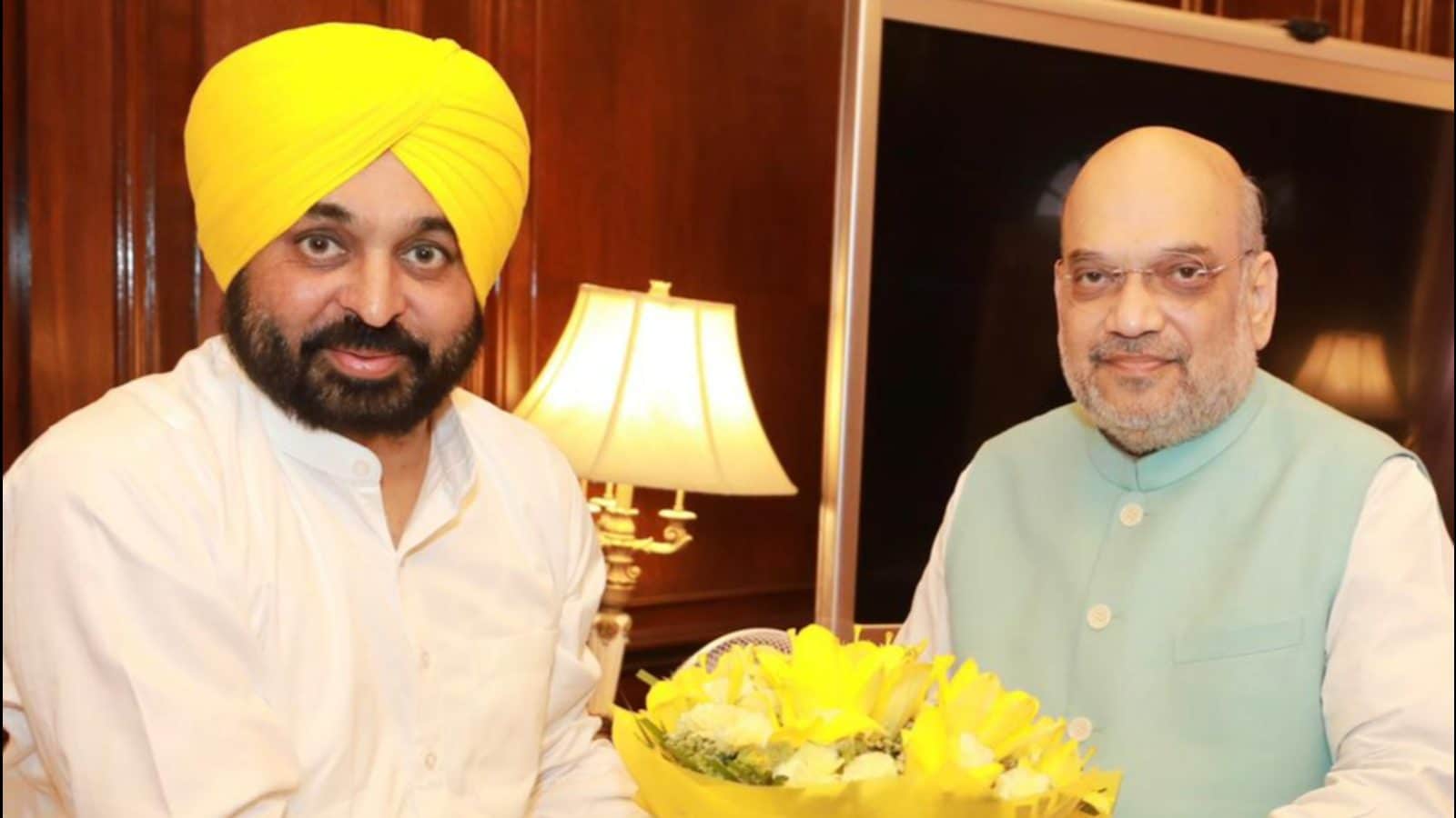 Punjab CM Mann Meets Amit Shah in Delhi