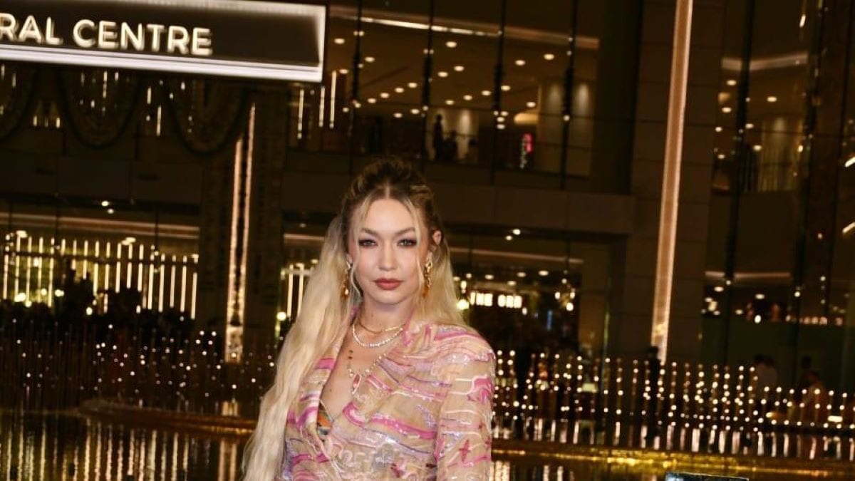 Gigi Hadid Looks Stylish As She Attends The Grand Opening of NMACC in Mumbai