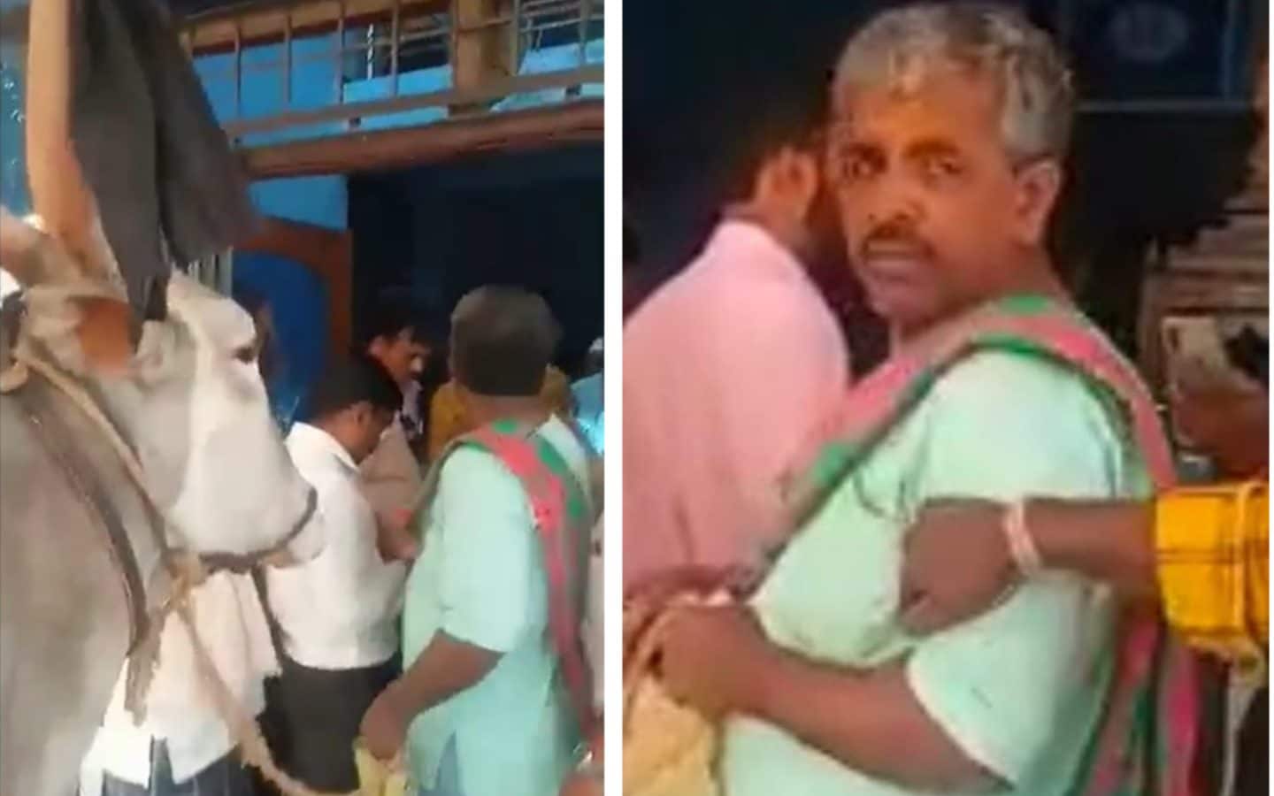 Unable to Afford Bribe, Farmer Takes Cattle to Municipality Office in Karnataka CM’s Home District | WATCH