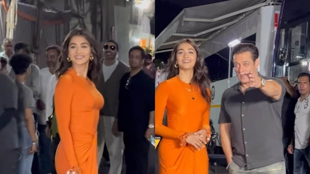 WATCH: Salman Khan Teaches Pooja Hedge How to Pose for Camera; Video Goes Viral