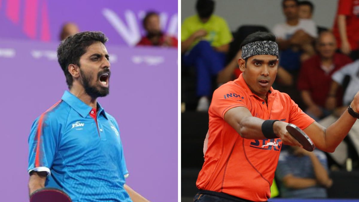 Inter-Institutional TT: Sharath Kamal and Sathiyan Gnanasekaran to Face Off in Final