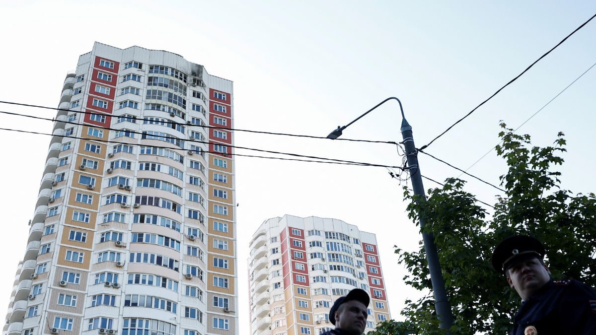 Russian President Putin Slams Ukraine as Attack Drones Hit Moscow High-rises