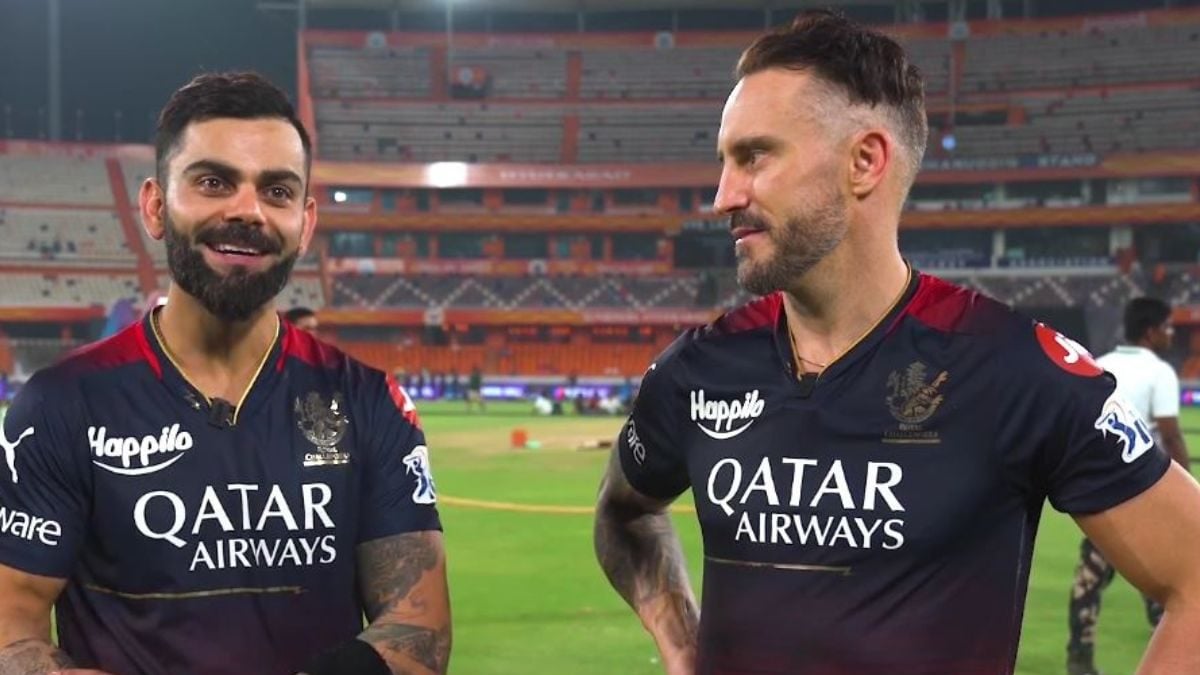 IPL 2023 Faf du Plessis Gut feeling Virat Kohli will get a century RCB vs SRH watch