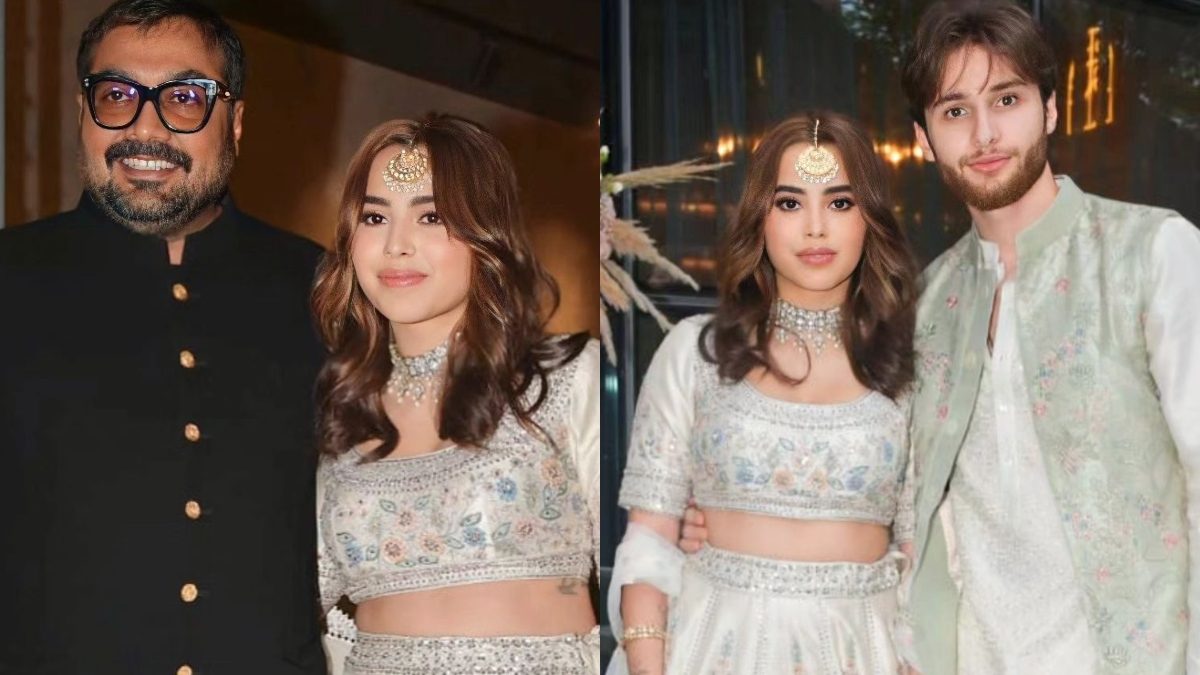 Aaliyah Kashyap Poses With Dad Anurag Kashyap, Holds Fiance Shane Close In Engagement Photos ? News18