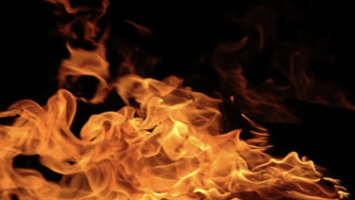 Navi Mumbai: Empty Electric Bus Gutted in Fire, No One Injured ? News18