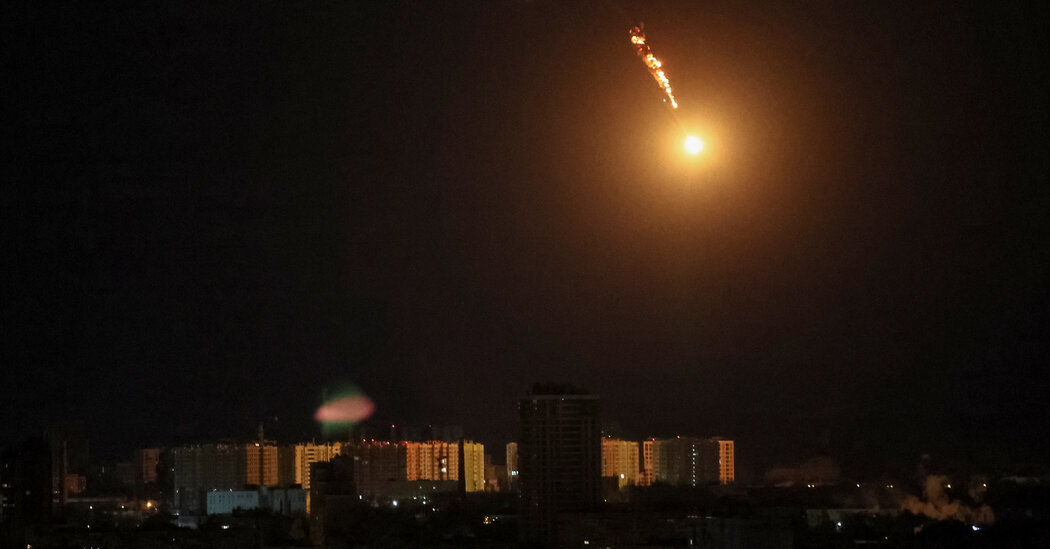 Russia launched 35 attack drones over Kyiv, the Ukrainian Air Force says.