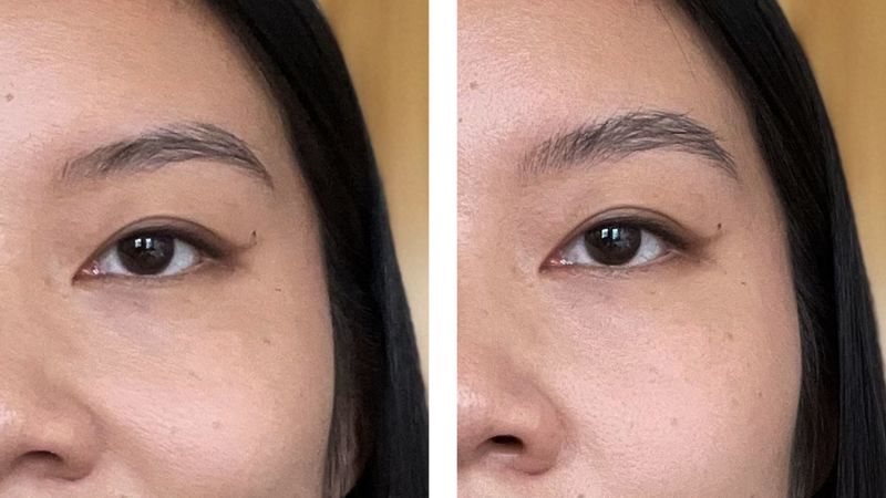 E.l.f Cosmetics Brow Lift before and after