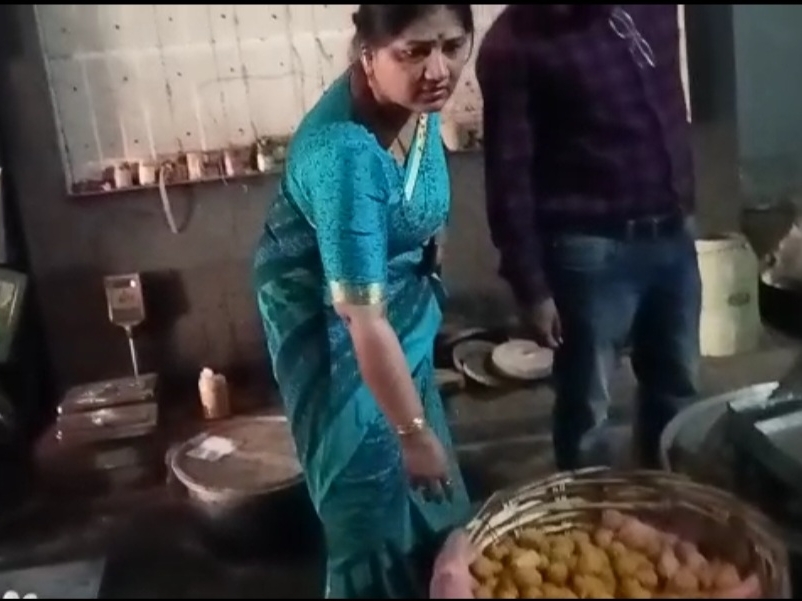 Assistant Commissioner destroyed adulterated food items, sent 5 samples for investigation.  Assistant Commissioner destroyed adulterated food items, sent 5 samples for testing