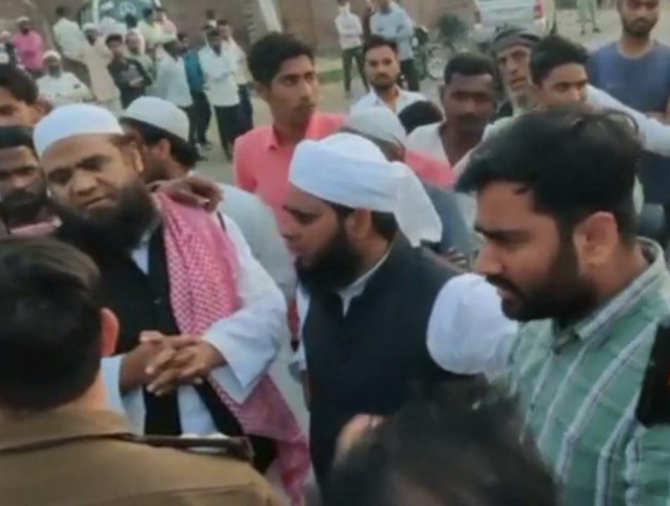 The groom who died 16 hours after the wedding;  Controversy over taking out a procession near his house.  Controversy over taking out a procession near the house of the groom who died 16 hours after the wedding