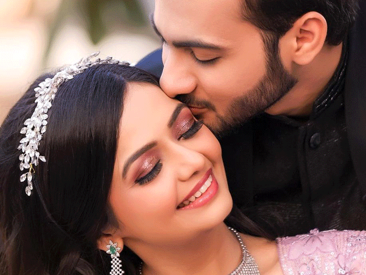 Chinese cum actress Swini Khara got engaged: shared romantic pictures of the ceremony, looked very beautiful in pink lehenga