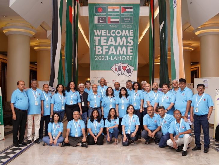 Indian team reached Pakistan to play bridge game: 30 players took entry from Wagah border;  Asian Championship of Yeh Cards