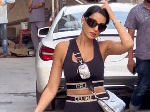 Nora Fatehi spotted in Bandra: Stylish seen in all black sporty look, fans praised